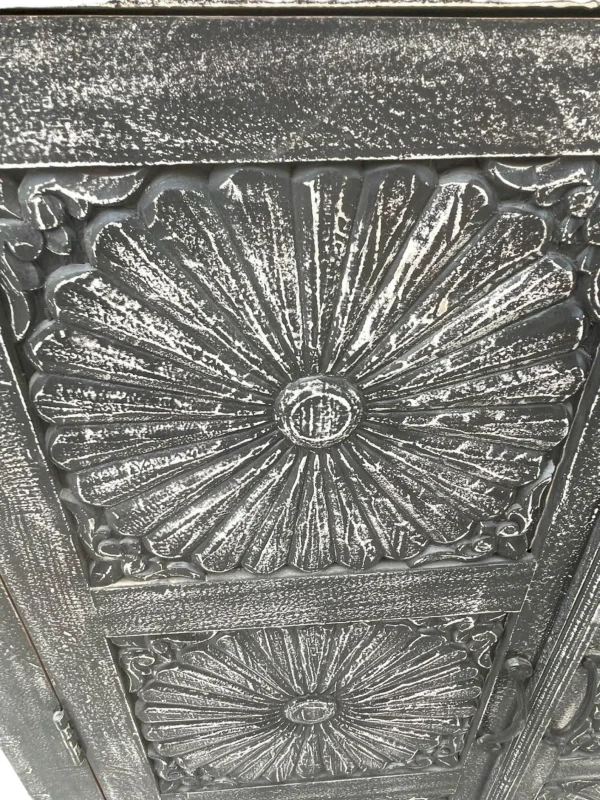 Modern Carved Flower Console - Image 5