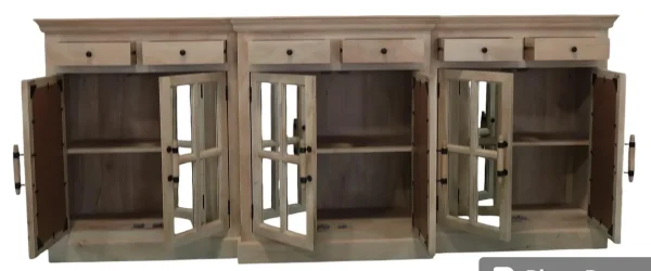 Mirror Door Breakfront Credenza - Image 2