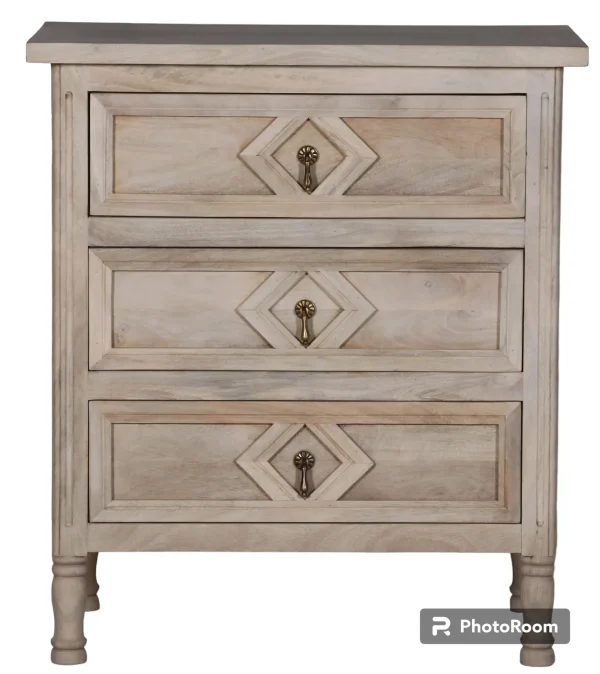 Pair of Coastal 3-Drawer Nightstands - Image 2
