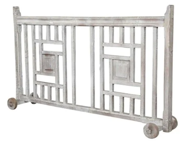 Beachy Boho Rolling Room Divider - Image 3