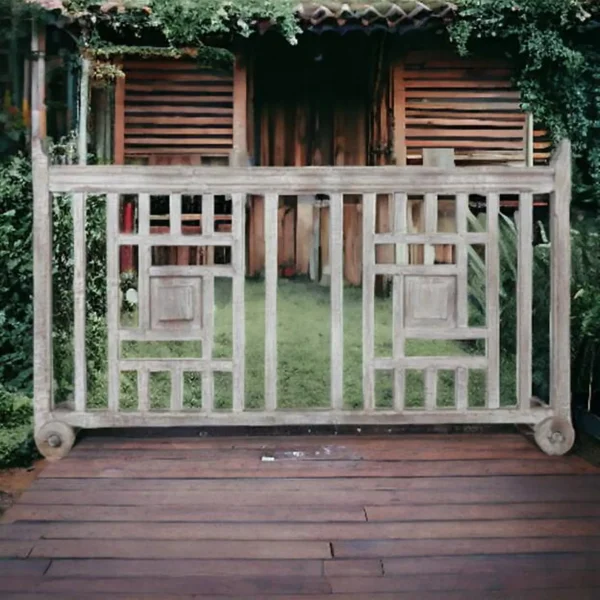 Beachy Boho Rolling Room Divider - Image 5