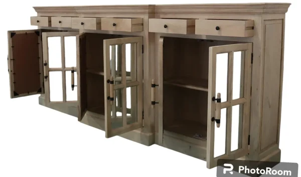 Mirror Door Breakfront Credenza - Image 3
