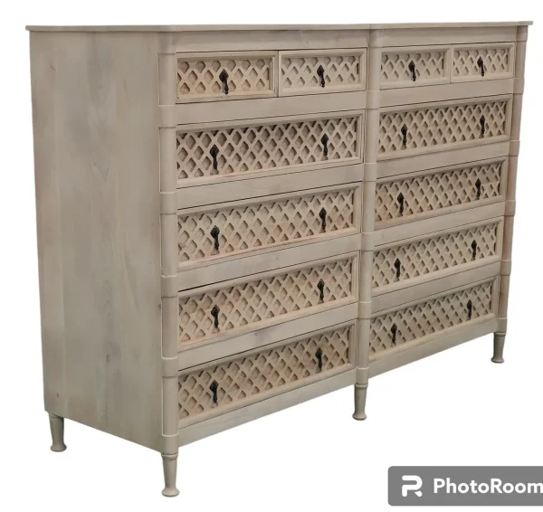 Country Farmhouse 12-Drawer Dresser - Image 2