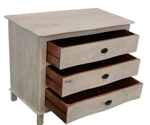 Coastal 3-Drawer Bachelor’s Chest - Image 4