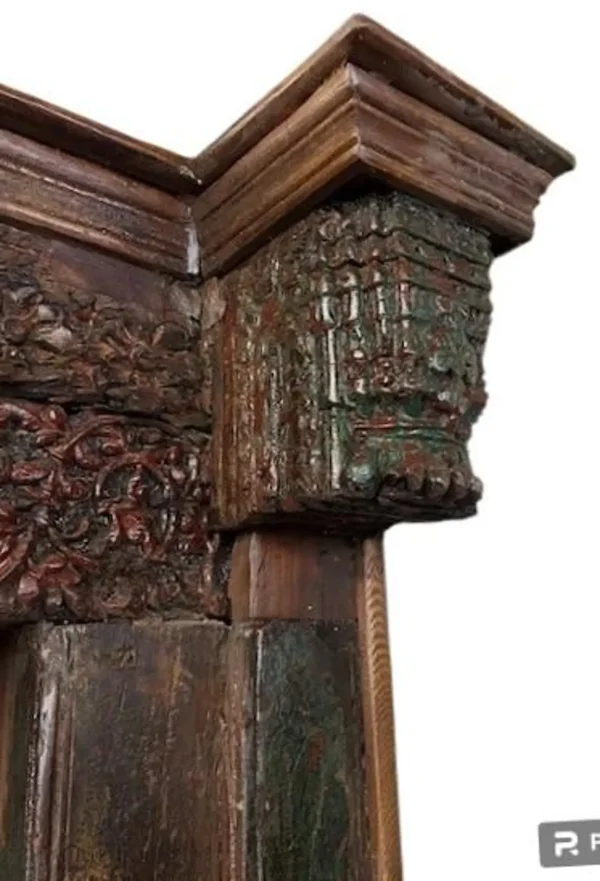 Solid Wood With Glass Shelf Bookcase - Image 4
