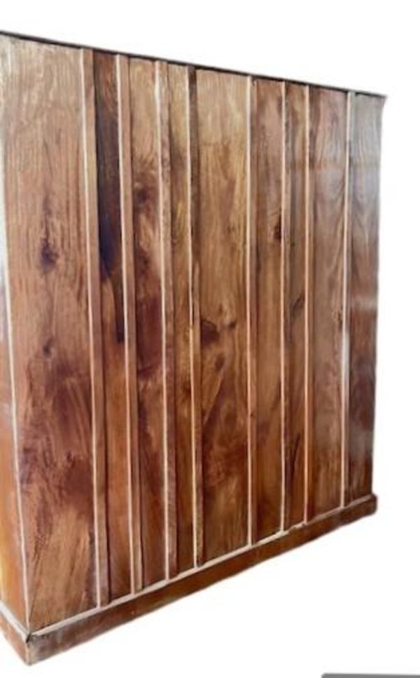 Rustic Solid Wood Repurposed Display Cabinet - Image 10