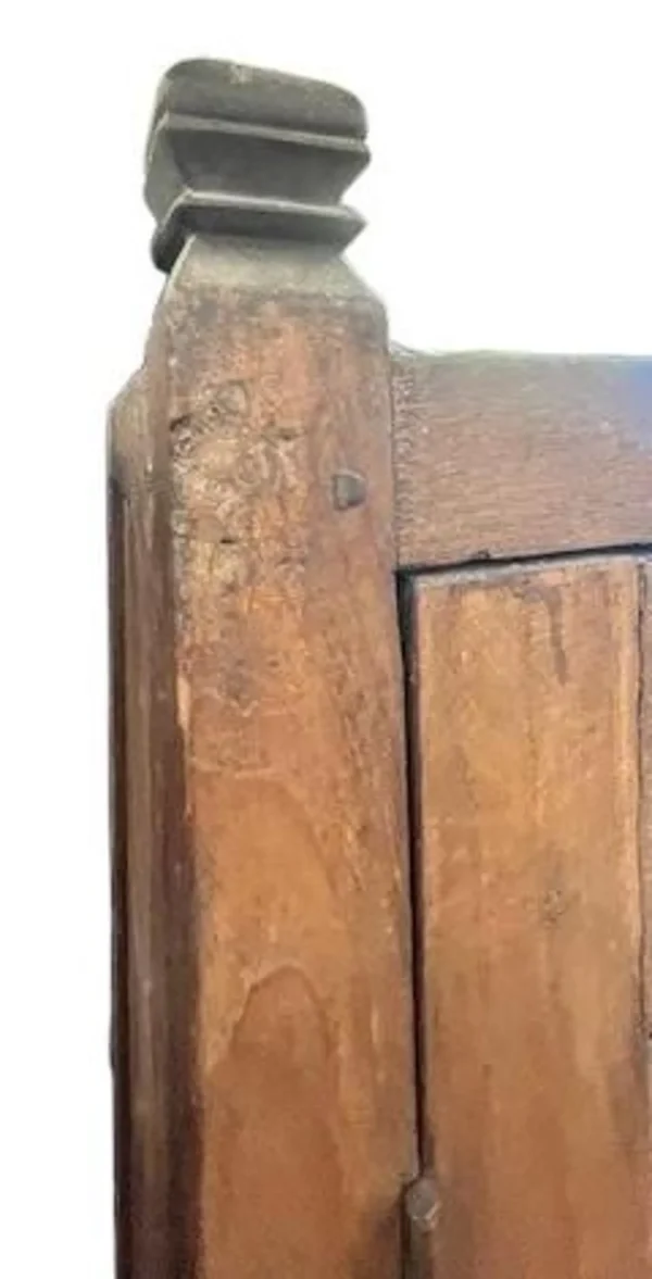 Old Farmhouse Reclaimed Tall Glass Door Bookcase - Image 4
