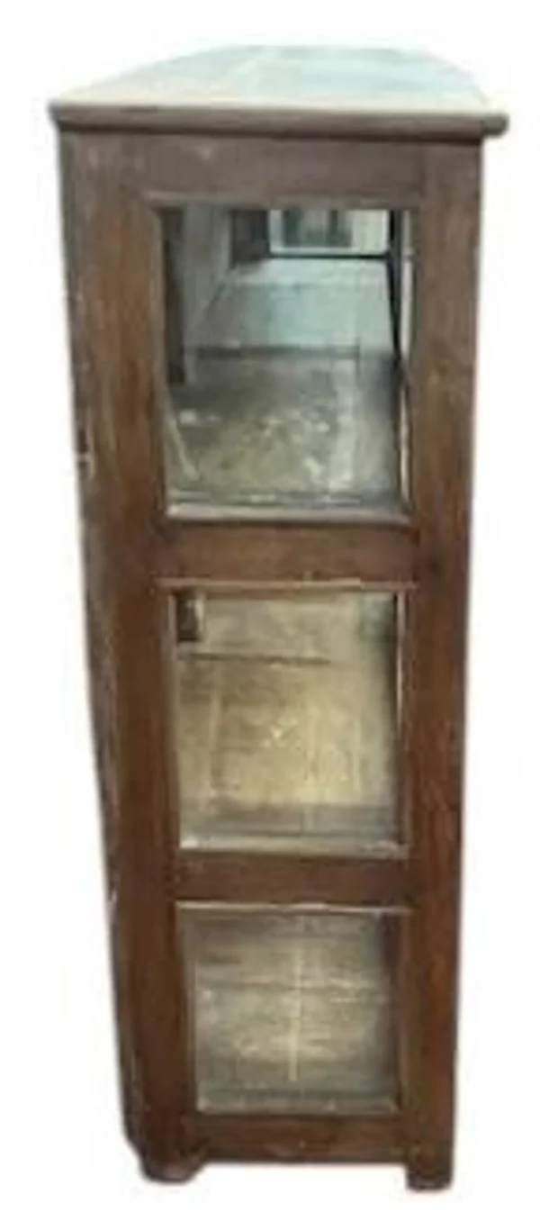 Rustic Reclaimed Sliding Glass Door Cabinet - Image 5