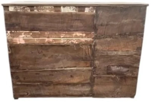 Rustic Reclaimed Sliding Glass Door Cabinet - Image 9