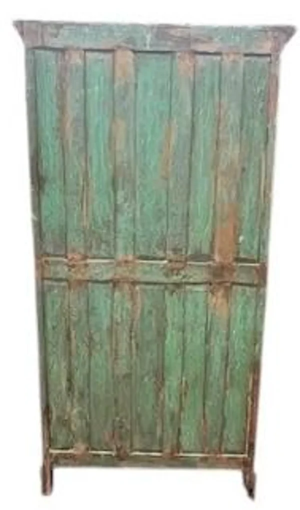 Old Farmhouse Reclaimed Glass Door Display Cabinet - Image 8