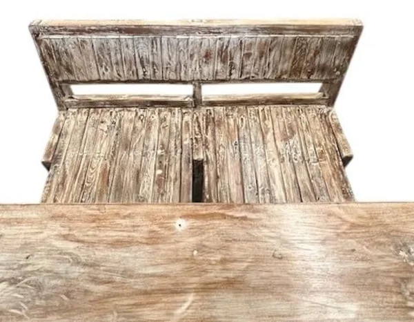 Ooak Rustic Reclaimed Timber School Desk - Image 8