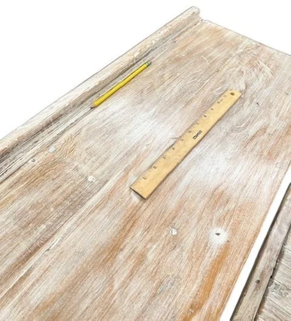Ooak Rustic Reclaimed Timber School Desk - Image 7