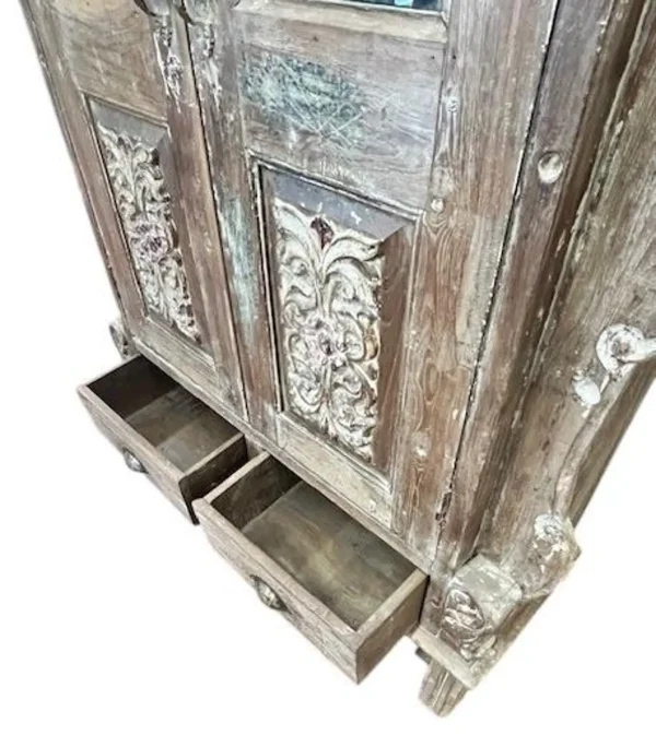 Farmhouse Reclaimed Wood Accent Cabinet - Image 5