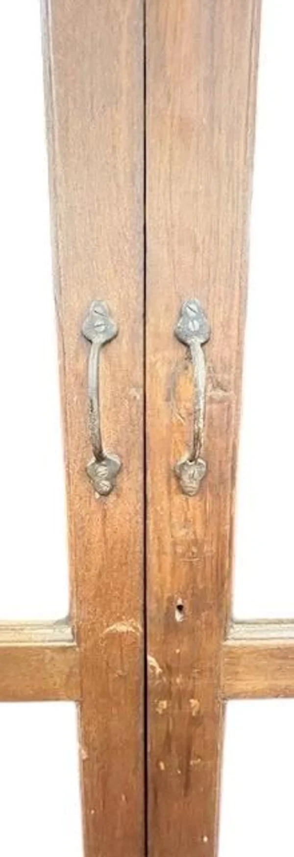 Old Farmhouse Reclaimed Tall Glass Door Bookcase - Image 7