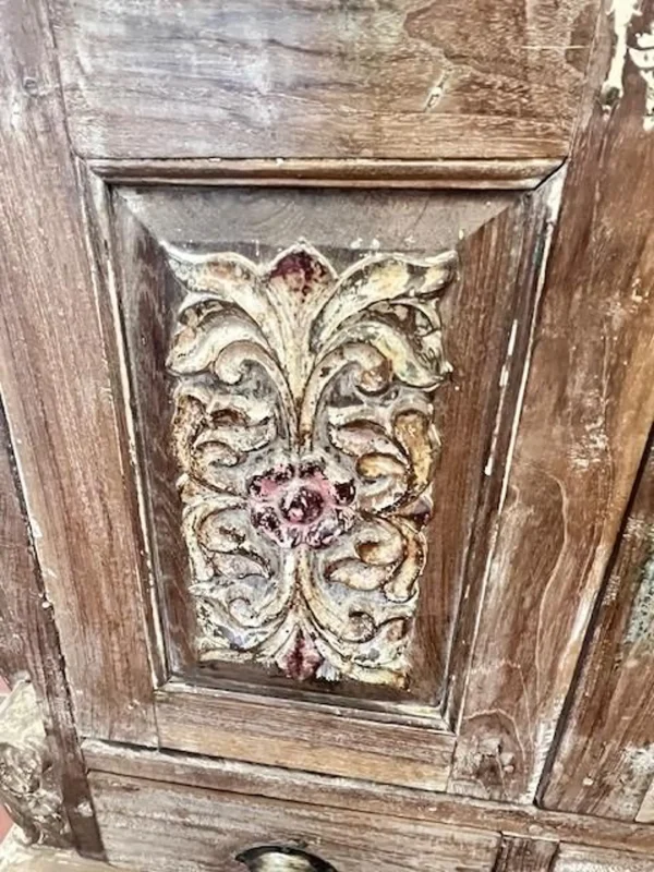 Farmhouse Reclaimed Wood Accent Cabinet - Image 8