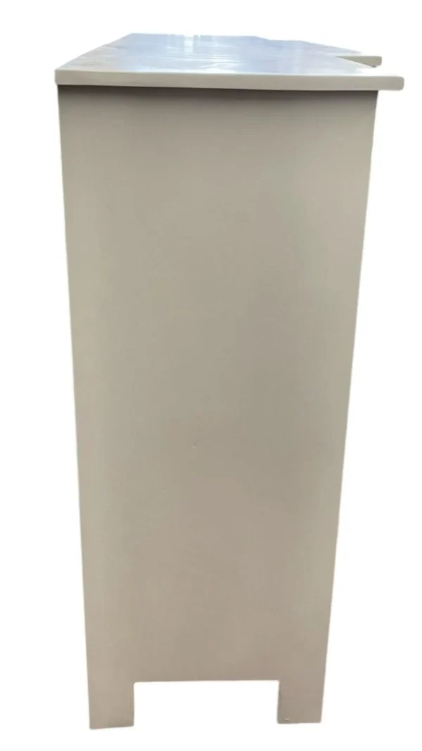 Modern Farmhouse Mango Wood White 2-Tone Credenza - Image 7