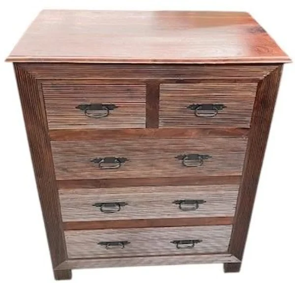 Traditional 5-Drawer Tallboy Dresser - Image 2