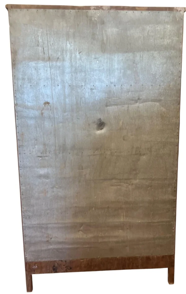 Reclaimed Old Tin Rustic Mango Wood Farmhouse Cupboard - Image 7