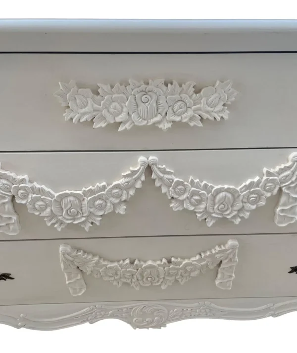 Louis XIV Style 3-Drawer Dresser - Image 3