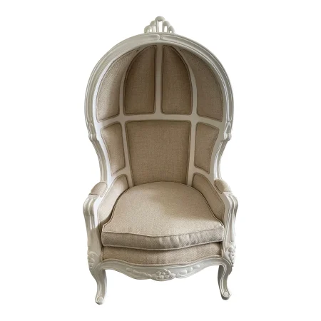 Louis XV French Child-Size Canopy Throne Chair