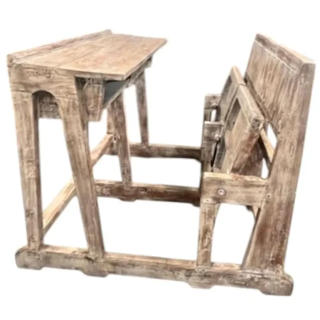 Ooak Rustic Reclaimed Timber School Desk