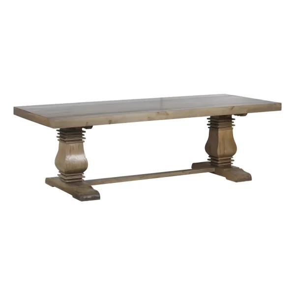 Rustic Trestle Dining Table