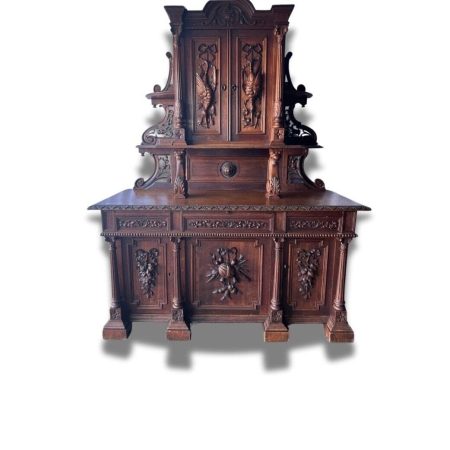 1880s Large French Renaissance Cabinet