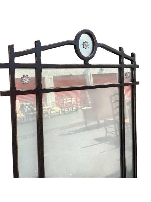 Oversized Arts & Crafts Antiqued Vintage Mirror - Image 2