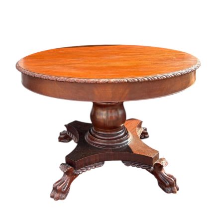 Antique 1930s Empire Style Dining Table