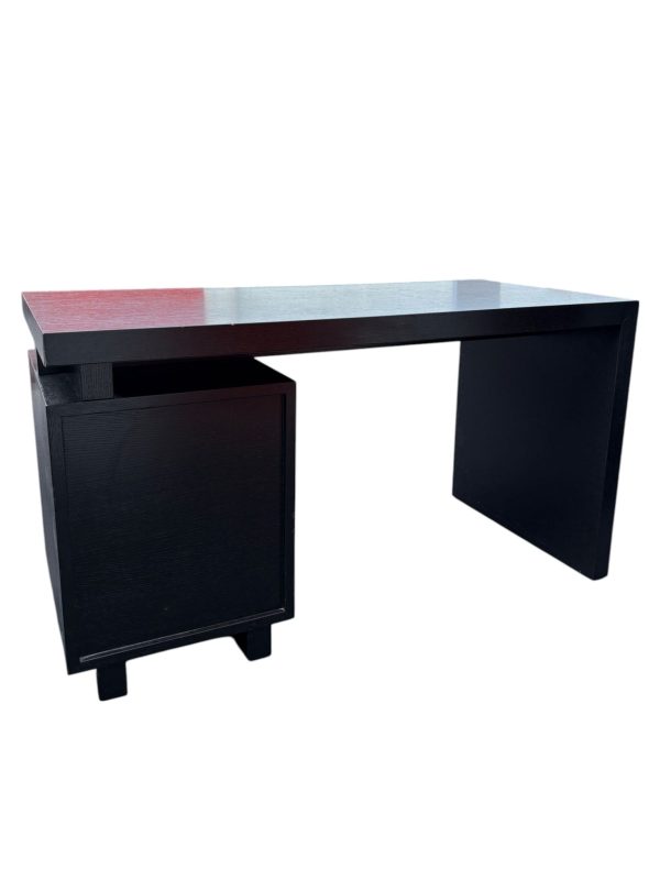 Black Ebonized Modern Desk - Image 2