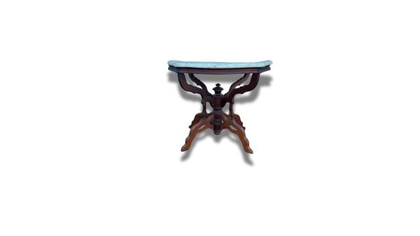 Antique Victorian Marble Top and Table - Image 2