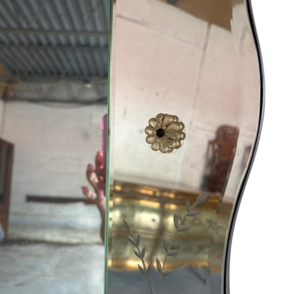 1950's Oversized Art Deco Venetian Style Mirror - Image 4