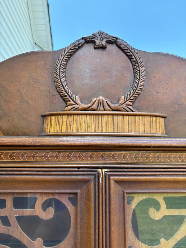 Vintage Antique China Cabinet - Image 7