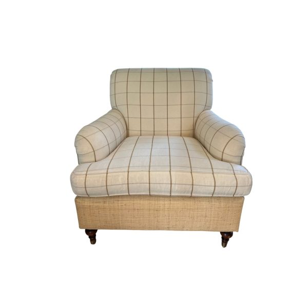 English Roll Arm Club Chair - Image 2