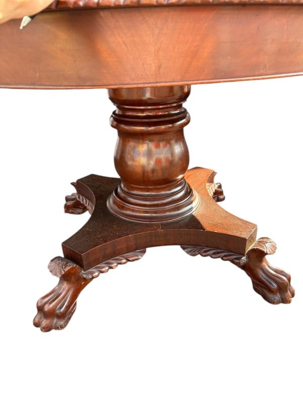 Antique 1930s Empire Style Dining Table - Image 4