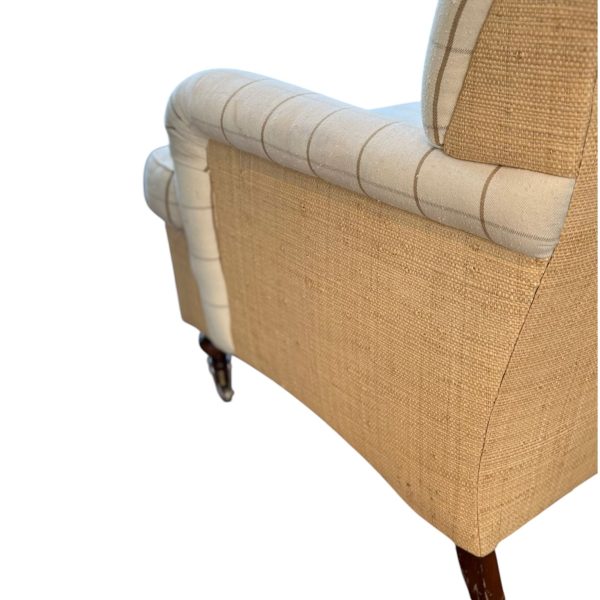 English Roll Arm Club Chair - Image 6