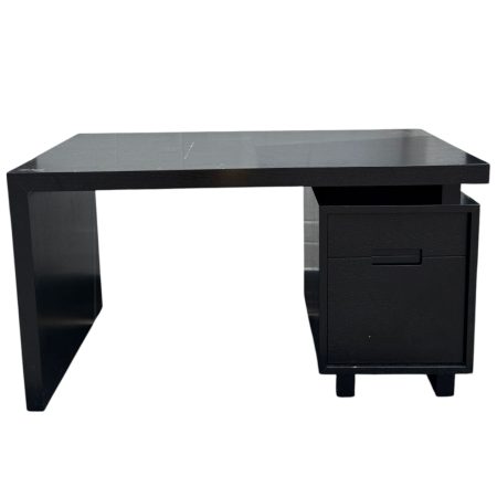 Black Ebonized Modern Desk