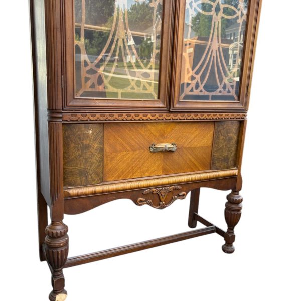 Vintage Antique China Cabinet - Image 3