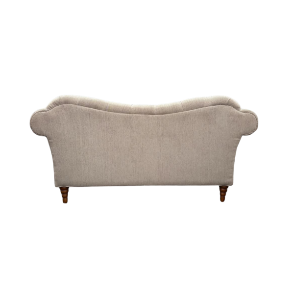 Tufted Grey Settee - Image 3