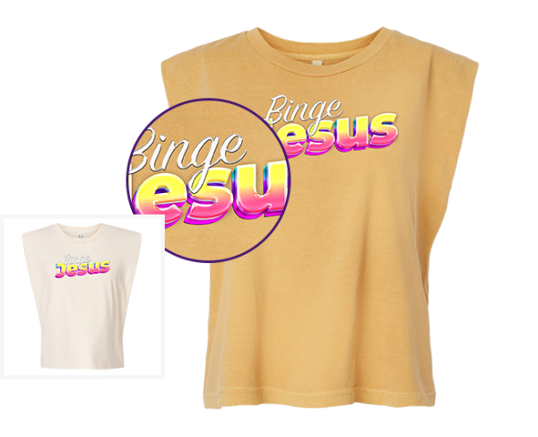 Wearing custom t-shirt